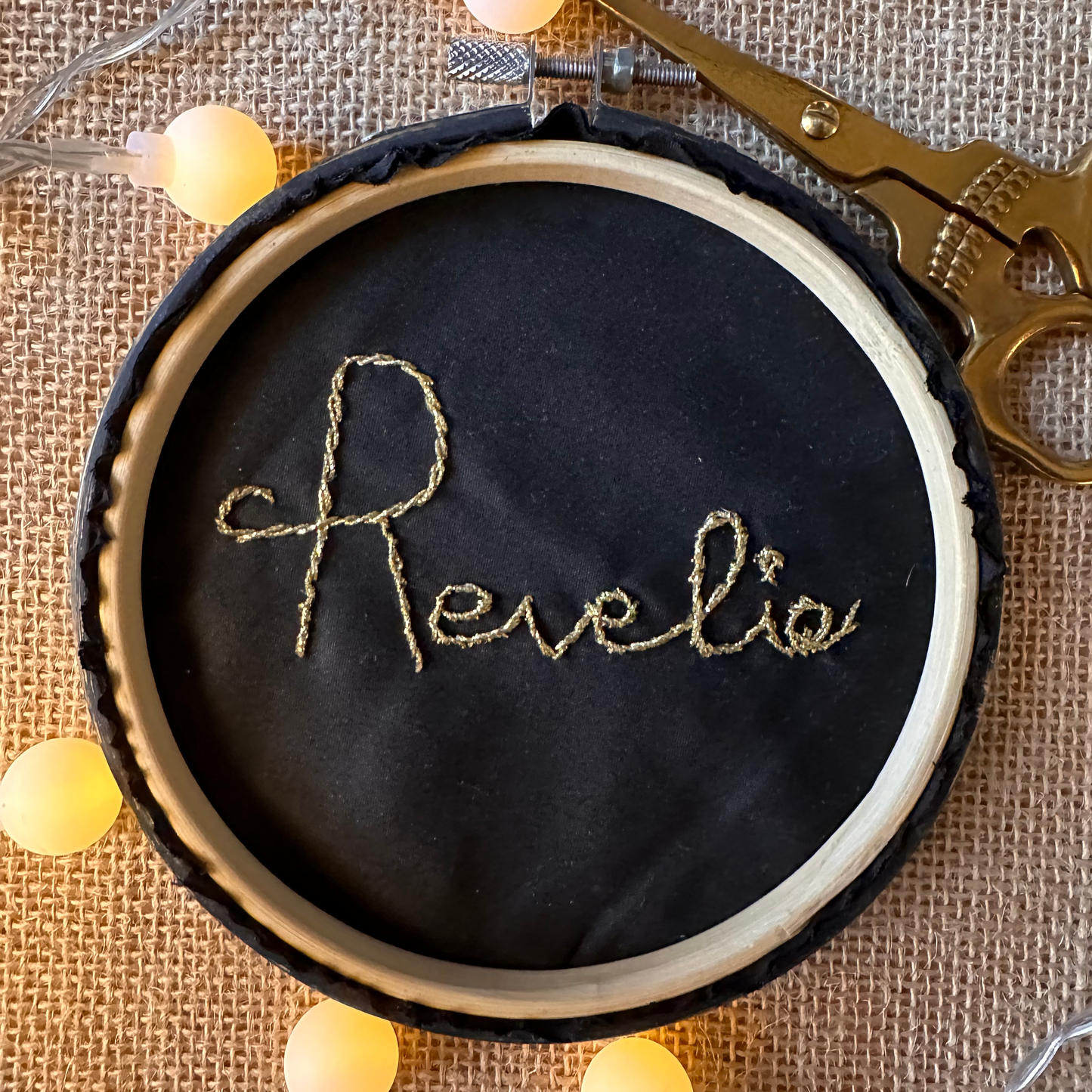 Harry Potter 'Revelio' Embroidery Hoop