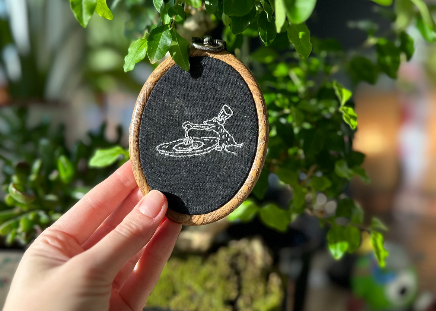 Remy Ratatouille Hand Embroidered Hoop