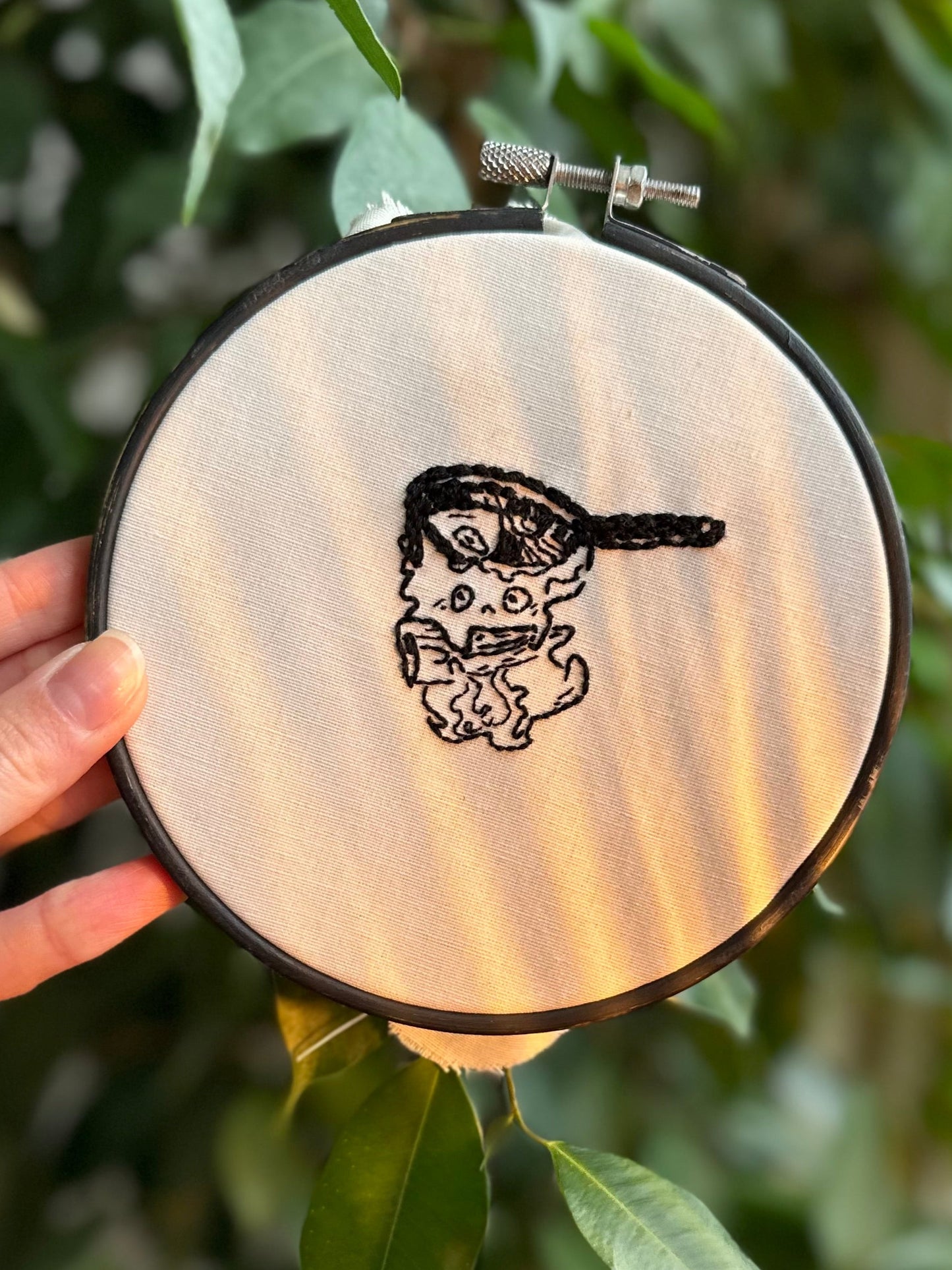 Calcifer Howls Moving Castle Embroidery